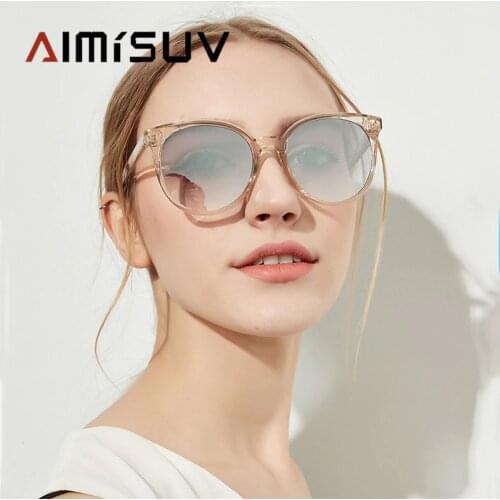 AIMISUV Women's Sunglasses Transparent Glasses