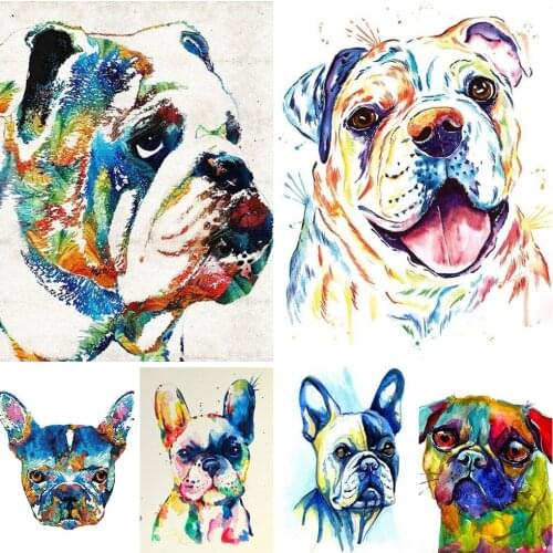 Muxun DIY Diamond Painting Dog Lovely Dog Cross Stitch Kit Needlework Diamond Painting Home Decorati Wall Painting Holiday Gift
