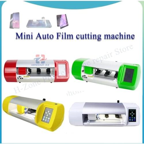 Mini Auto phone control Film cutting machine mobile phone tablet front glass back cover protect film cut tool for smart phone