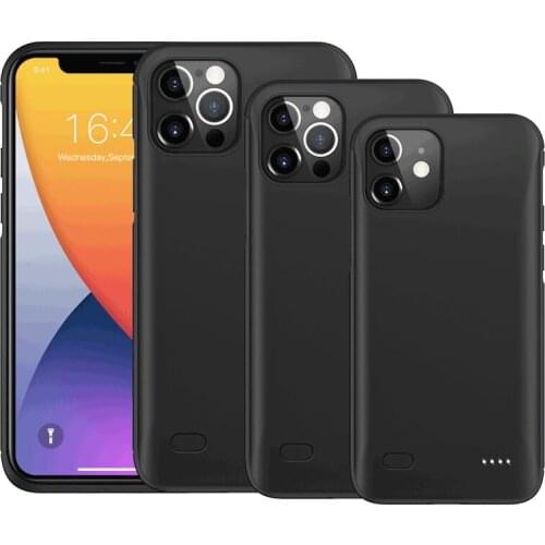 Power Case For iPhone 12 Pro Max Battery Case Power Bank Charging Cover For iPhone 12 Mini Slim Battery Charger Case