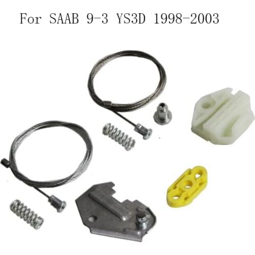 FOR Saab 900 II 2 COUPE FENSTERHEBER REPARATURSATZ HINTEN LINKS NEU