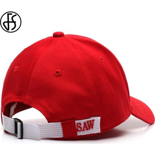 FS New Trendy Dad Hat Hip Hop Black Red Winter Baseball Cap For Women Popular Streetwear Trucker Hats Casquette Men Caps 2021