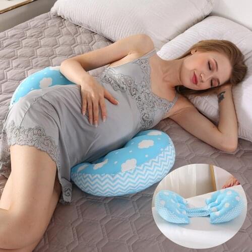 Multi-Functional U-shaped Pillow For Pregnant Women Belly Support Pillows Sleepers Maternity Body Pillows Cushion Home Pillow
