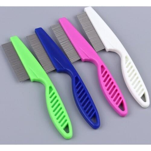 Pet Cat Dog Massage Comb Shell Comb Grooming Hair Removal Shedding Cleaning Brush Grooming Dog Supplies Pet flea comb