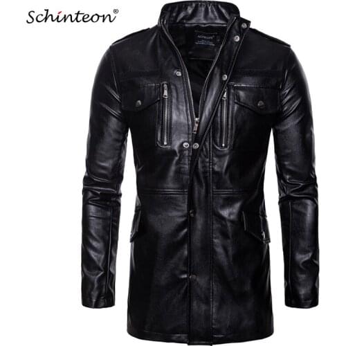 Мужские длинные куртки Schinteon China At AliExpress