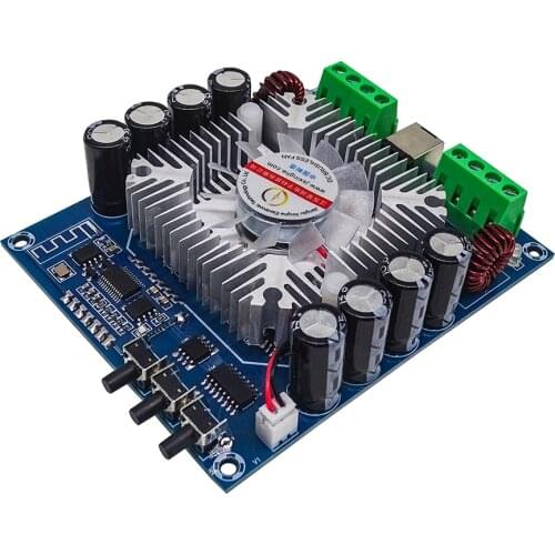 TDA7850 Bluetooth 5.0 Analog Circuit BTL Power Amplifier Board XH-A373 4X50W High Power Car Audio Power Amplifier Board