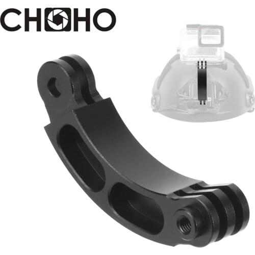 Aluminum Arm Alloy Helmet Stick Extension Mount for GoPro Hero 9 8 7 6 Xiaomi Yi SJCAM SJ4000 Sport Camera Go pro 8 Accessories