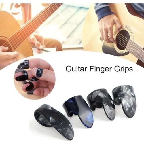 1 Thumb + 3 Finger Acoustic Nail Celluloid Jim Guitar Banjo Thumb Picks Plectrum Guitar Bass Fingerstyle Thumb Pick