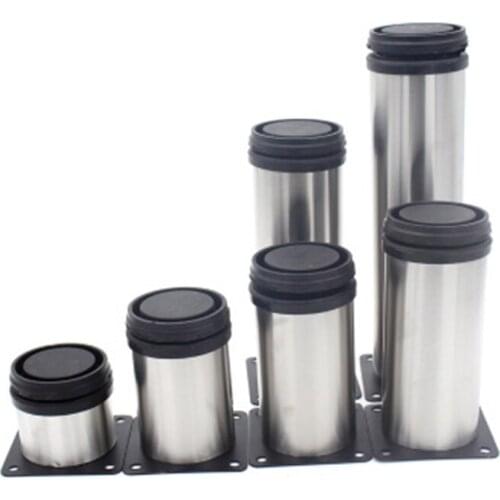 1Pcs 5CM-20CM Furniture Adjustable Cabinet Legs Stainless Steel Furniture Legs Cabinet Table Sofa Bed Feet Furniture Legs Feet