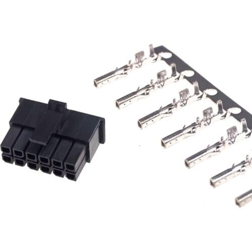 10 Sets Receptacle Housing 12 Pins for new 12-pin PCIe power connector to GeForce RTX 30 series card GeForce RTX 30 series card
