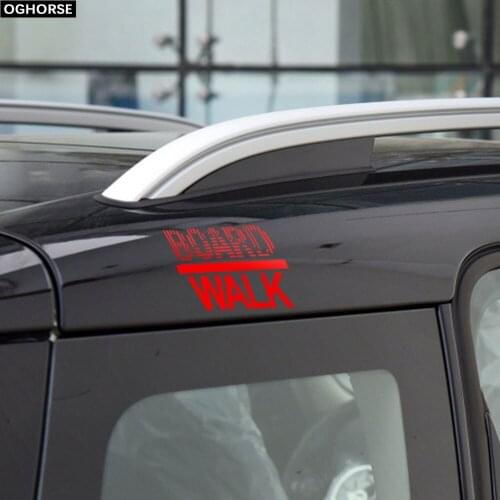 2PCS Reflective Vinyl Decal Board Walk Graphic Exterior Window Trunk Door Decor Sticker for MINI Countryman R60 F60 Cooper S