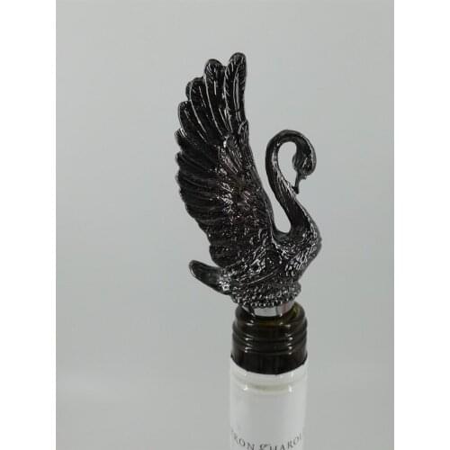 4-Color Creative Zinc Alloy Cap Swan Stopper Preservation Plug Gold Rose Gold Bar Bottle Cover Tool Wine Bottle Decoration