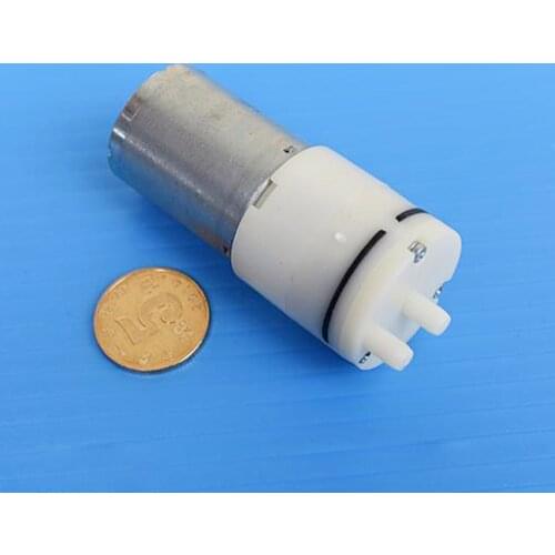 6V DC Small 370 Air Pump Electric Vacuum Pump Large Flow Micro Self-priming Pump for Aquarium Fish Tank Diaphragm Oxygen Pump