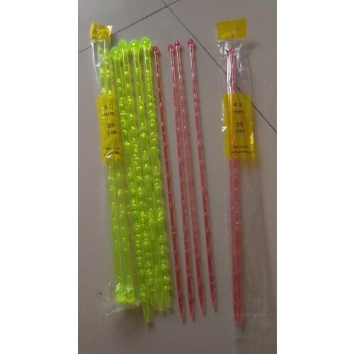 7 Size 2pc/size 35cm Straight Knitting Needle Acrylich DIY Knitted Tool Knitting Needlework Tool Kit Knitting Needlework Tool