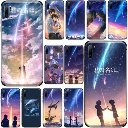 Anime Your Name Kimi no Na wa Phone Case For Huawei honor Mate P 9 10 20 30 40 Pro 10i 7 8 a x Lite nova 5t
