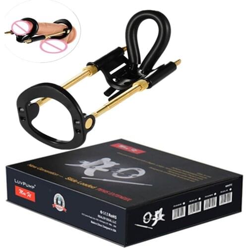 Men Penis Extender Penis Posture Corrector Metal Bracket Pump Enlarger Stretcher Male Extender Enhancement Tension Sex Products