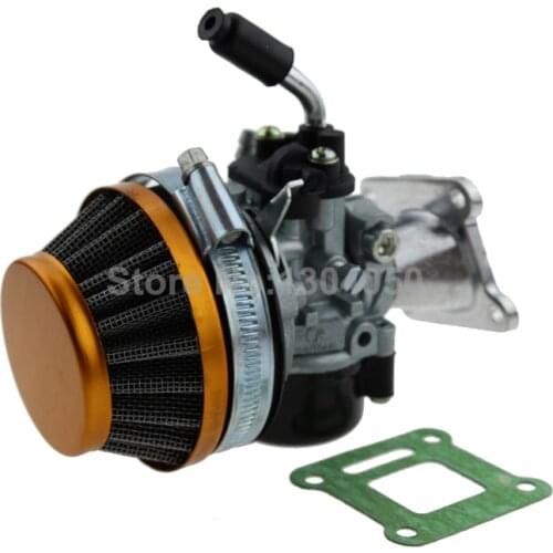 Racing Carb Carburetor Air Filter Assembly For 50cc 60cc 66cc 80cc 2 Stroke Gas Motorized Bike Bicycle