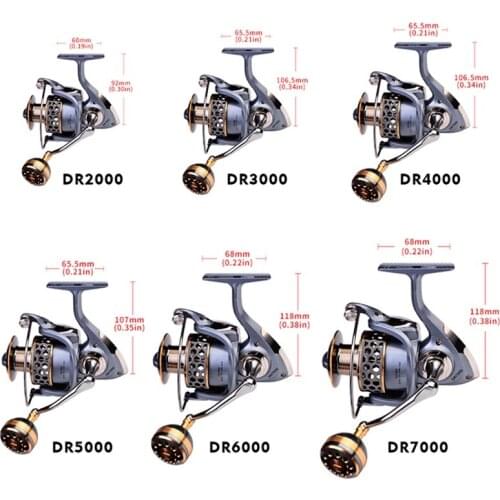 PRO BEROS Compact Design Water Drop Wheel Fish Wheel 5.2:1 High Speed Ratio, 10 Gear The Maximum Power Withstand 11-21kg
