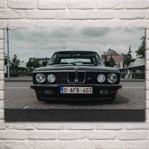 Cool graceful sport car front face living room decor home art decor artwork wood frame fabric poster KN004