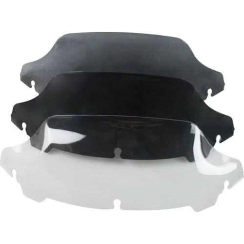 Motorcycle 7" Wave Windshield Windscreen For Harley Touring Electra Street Glide FLHX FLHT 2014 2015 2016 2017 2018