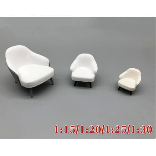 1/15 1/25 Scale DIY Office Desk Model Chair Miniature Dollhouse Model Toy