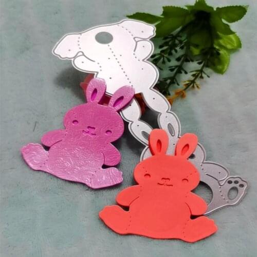 Easter Bunny Metal Cutting Dies for DIY Scrapbooking Album Paper Cards Decorative Crafts Embossing Die Cuts