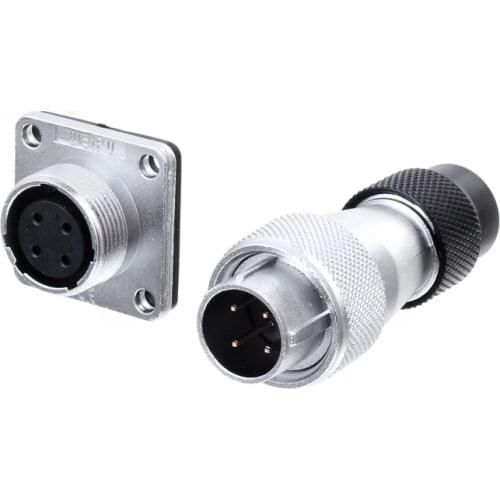 WS16 Metal Shell 2pin 3pin 4pin 5pin 7pin 9pin 10pin Male Female Plug Automotive Audio Ship Car Motorcycle Waterproof Connector