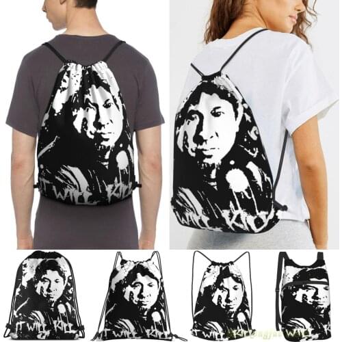 Men Outdoor Travel Drawstring Backpack Bags Doug It Will Cut Marcaid It Will Kill Women Sports Travel Bag Fitness Swimming Bag