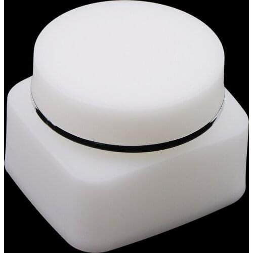 Set of 2 Plastic Make Up Cosmetic Jars Container Pots for Powder Cream Storage (30g and 50g)