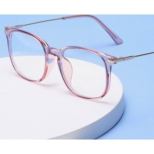 New Arrival Full Rim TR90 and Metal Transparent Frame Glasses For Man and Woman with Anti- Blue Light Lenses Optical Eyewears