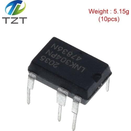 10PCS LNK304PN DIP7 LNK304P DIP LNK304 DIP-7 304PN new and original IC