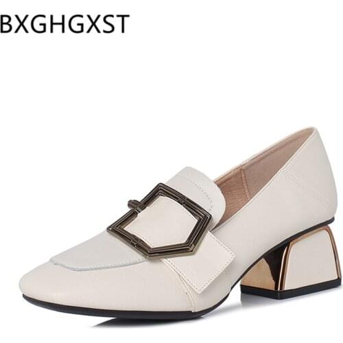 Office shoes women fashion leather shoes women black high heels sexy ladies vintage shoes mules high heel slippers buty damskie