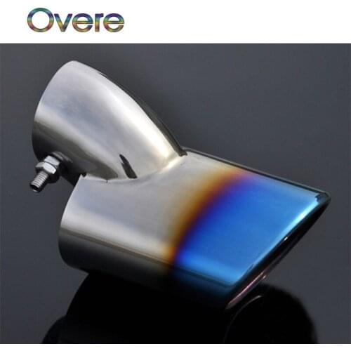 Overe 1PC High Quality Stainless Steel Car Exhaust Muffler Tip Pipes For Chevrolet Cruze Automobiles Exhaust System Accessories