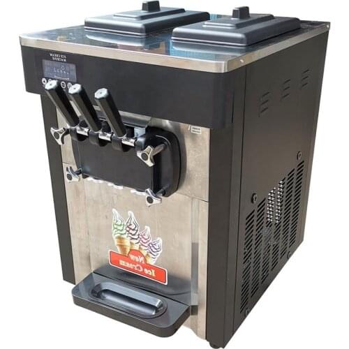Hot Product 3 Flavor Table Top Commercial Soft frozen ice cream machine FREE CRF BY SEA #Netherlands
