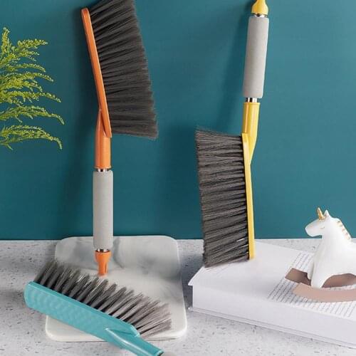 Portable Dusting Brush High Toughness Cleaner Brush Wear Resistant Washable Plastic Handheld Broom Cleaning Brush for Home