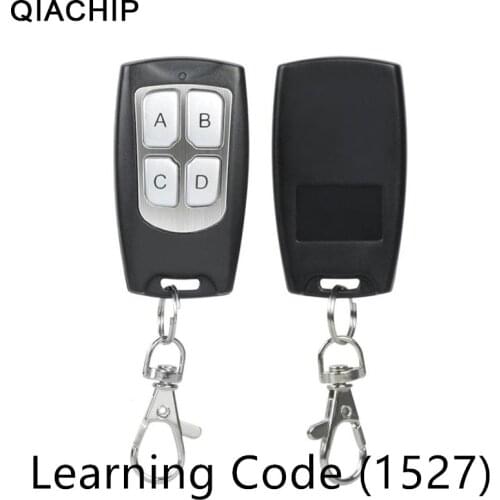 QIACHIP 433mhz 4CH Universal Wireless RF Relay Transmitter Button Remote Control Switch For Smart Home Gate Garage Door Opener