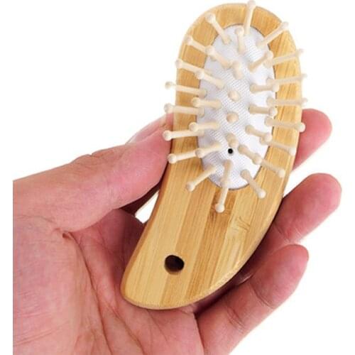 1pc Wood Comb Professional Wooden Natural Massage Comb Portable Anti-static Hairbrush Comb Scalp Massage Vent Hair Brush