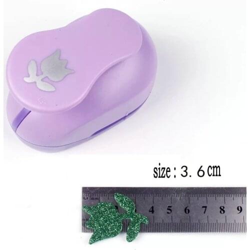 5/8"-2" tulip punch perforadora de papel flower paper cutter cortador de papel de scrapbook furador de papel furador eva punch