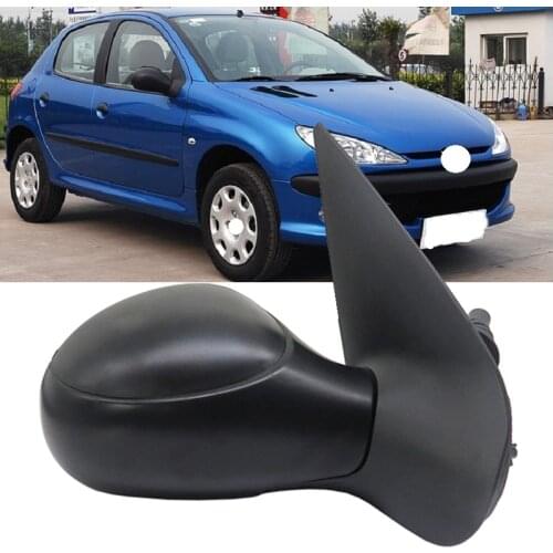 Lofty Richy manual /electric For Peugeot 206 207 Citroen C2 outer Side Rearview Mirror Side Mirror Assy Reverse Mirror Assembly