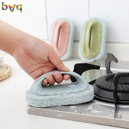 Strong Decontamination Bath Brush Sponge Tiles Brush Hot Sale Magic Strong Decontamination Bath Brush Kitchen Clean Tools