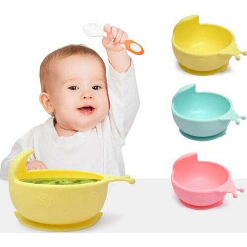 Baby Feeding plate Learning Dishes Suction Bowl High Quality Assist Toddler Baby Food Dinnerware For Kids Eating Training FDA