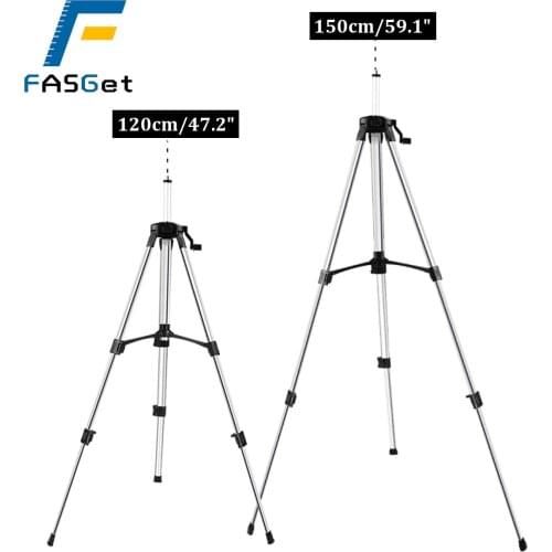 1.2M/1.5M Laser Level Tripod Adjustable Height Thicken Aluminum Tripod Stand For Self leveling Tripod