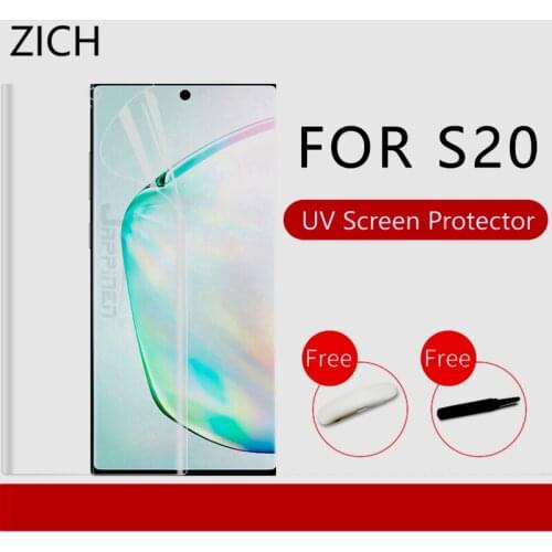 UV full glue full coverage film for s20 New Nano Liquid tempered glass screen protector film for s20