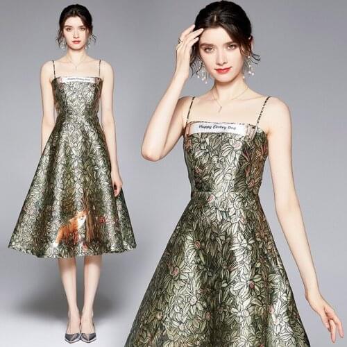 Wtianyuw Green Summer Dresses