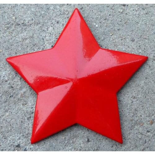 CHINESE ARMY MILITARY PLA RED STAR CAP BADGE INSIGNIAS PIN