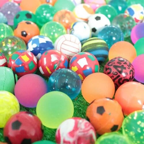 100PCS Colorful 1.3 inch Diameter Mini Small Bouncy Balls Elastic Rubber Ball Bouncing Jumping Ball Outdoor Sports Ball Came Toy