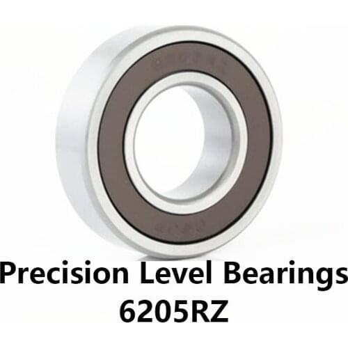 2pcs/lot 6205RZ Deep Groove Ball Bearing Precision Level Bearings 6205-RZ 6205RZ 25*52*15mm 25*52*15 High Quality
