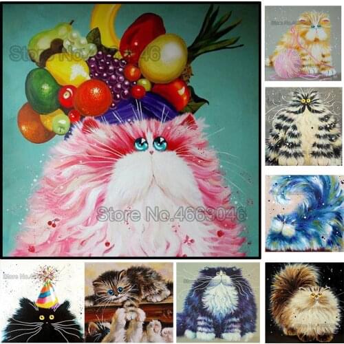 5D diy diamond painting Round/Square handmade crafts cute cats diy embroidery pattern resin mosaic animals 3d cross stitch kits