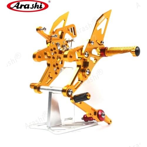 Arashi For BMW S1000R 2017-2019 CNC Adjustable Footrests S 1000 R 2017 2018 2019 Foot Pegs Rider Rearset Footrest