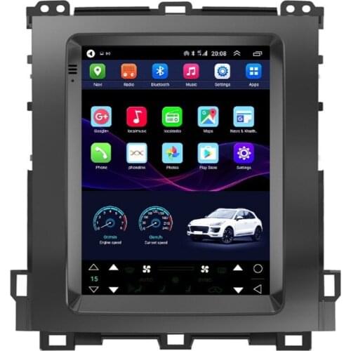 Applicable To Toyota Overlord 02-09 Vertical Screen Intelligent Navigator Android Large Screen Reversing Image All-in-one